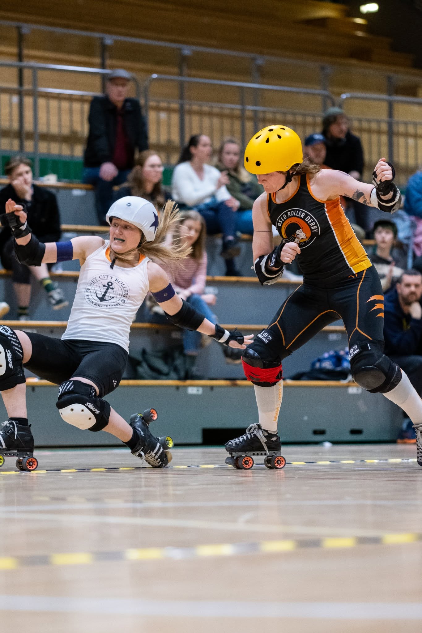 Player in motion